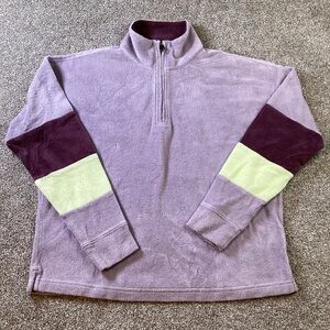 Faherty Cabana Towel Terry Quarter Zip Pullover Women’s